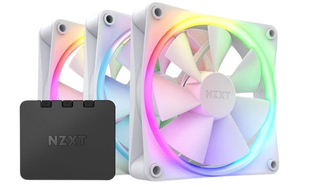 NZXT F120 RGB 50.18 CFM 120 mm Fans 3-Pack