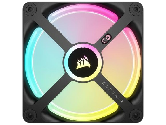 Corsair iCUE LINK QX120 RGB Starter Kit 63.1 CFM 120 mm Fans 3-Pack