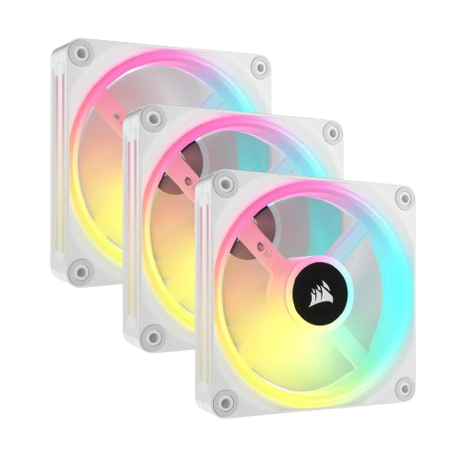 Corsair iCUE LINK QX120 RGB Starter Kit 63.1 CFM 120 mm Fans 3-Pack