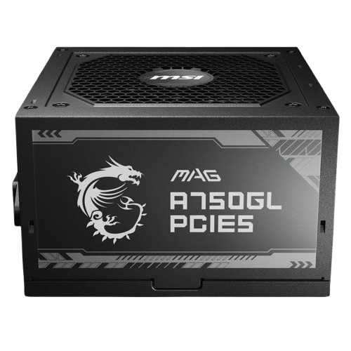 MSI MAG A750GL PCIE5 750 W 80+ Gold Certified Fully Modular ATX Power Supply