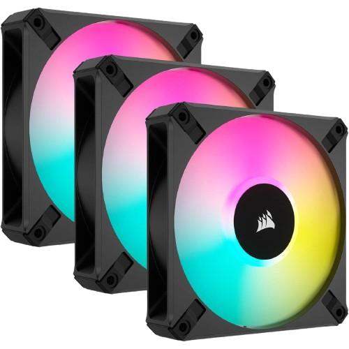 Corsair iCUE AF120 RGB ELITE 65.57 CFM 120 mm Fans 3-Pack