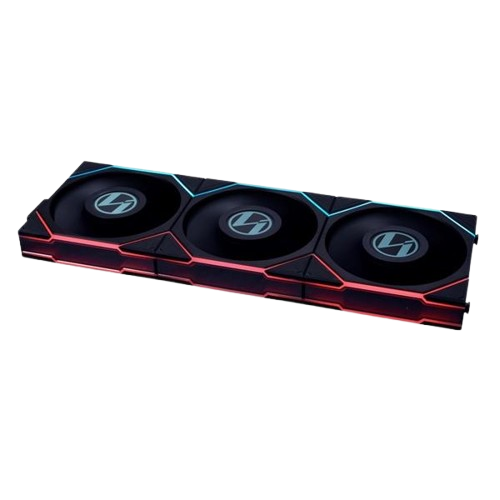 Lian Li UNI FAN TL LCD 120 Reverse Blade 83.4 CFM 120 mm Fans 3-Pack