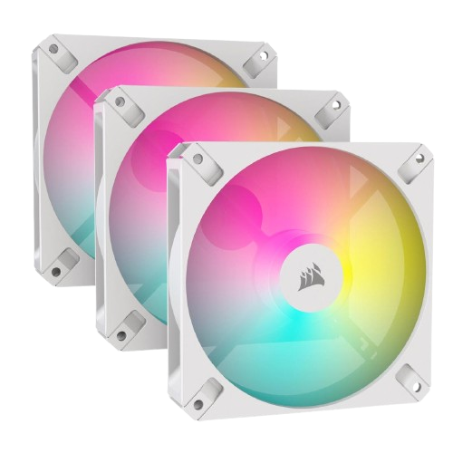 Corsair iCUE AR120 Digital RGB 59 CFM 120 mm Fans 3-Pack