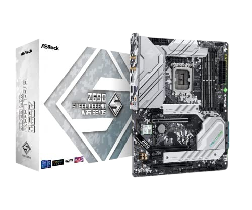 ASRock Z690 Steel Legend WiFi 6E/D5 ATX LGA1700 Motherboard