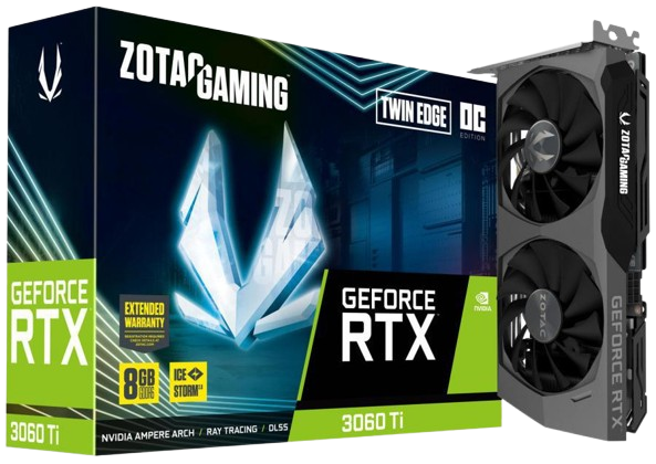 Zotac Twin Edge OC GeForce RTX 3060 Ti 8 GB Video Card